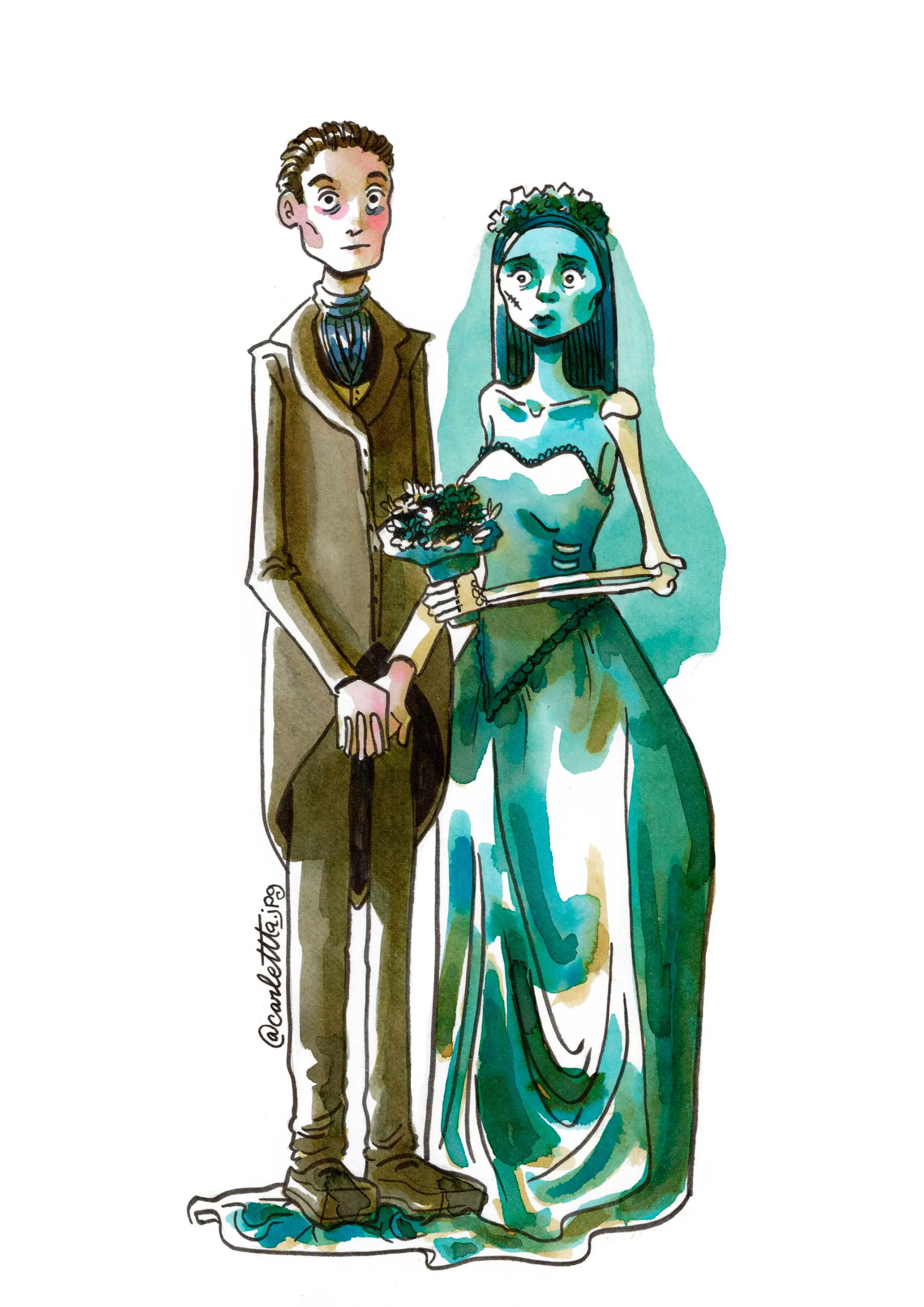 Emily y Víctor